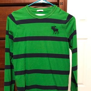 ABERCROMBIE Boys Long Sleeve Raglan Tee Sz Large